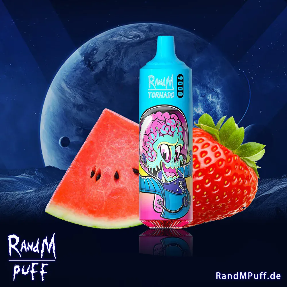 Puff jetable RandM Tornado 9000 Strawberry Watermelon - GEC