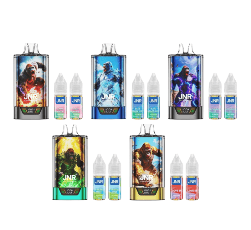 Kit Gorilla X 43000 1000mah 15ml (2x10ml 20mg) JNR Myrtille Framboise acidulée