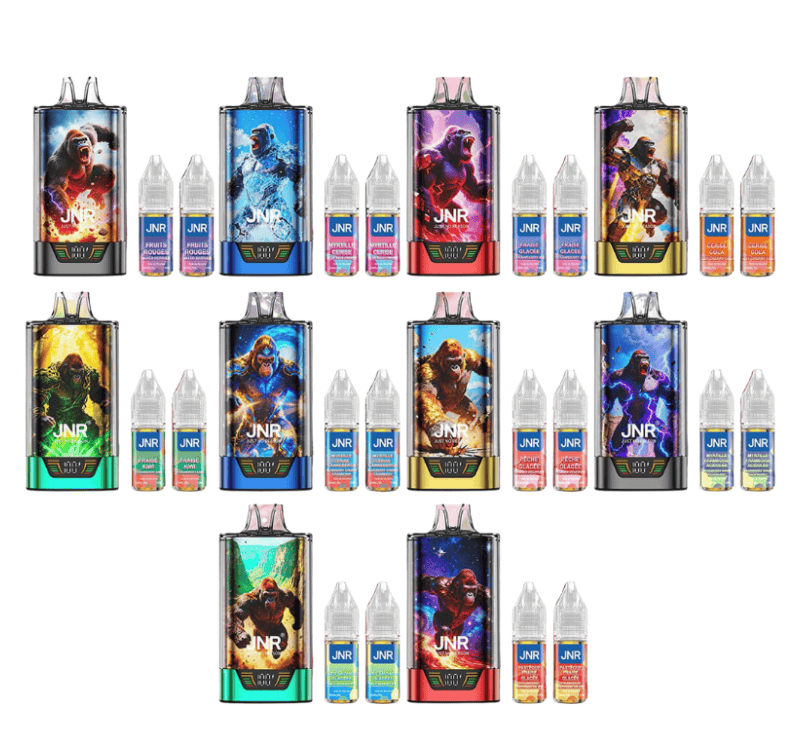 Kit Gorilla X 43000 1000mah 15ml (2x10ml 20mg) JNR Myrtille Framboise acidulée