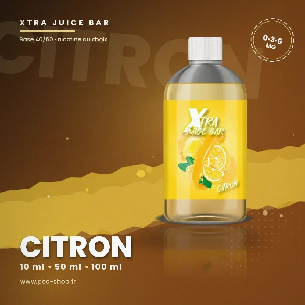 XTRA JUICE BAR · CITRON