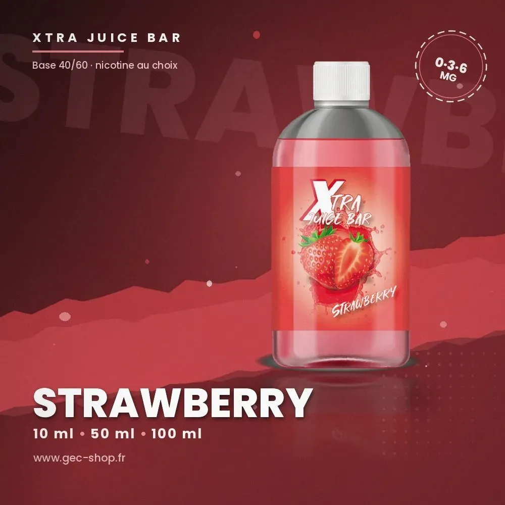 XTRA JUICE BAR · FRAISE