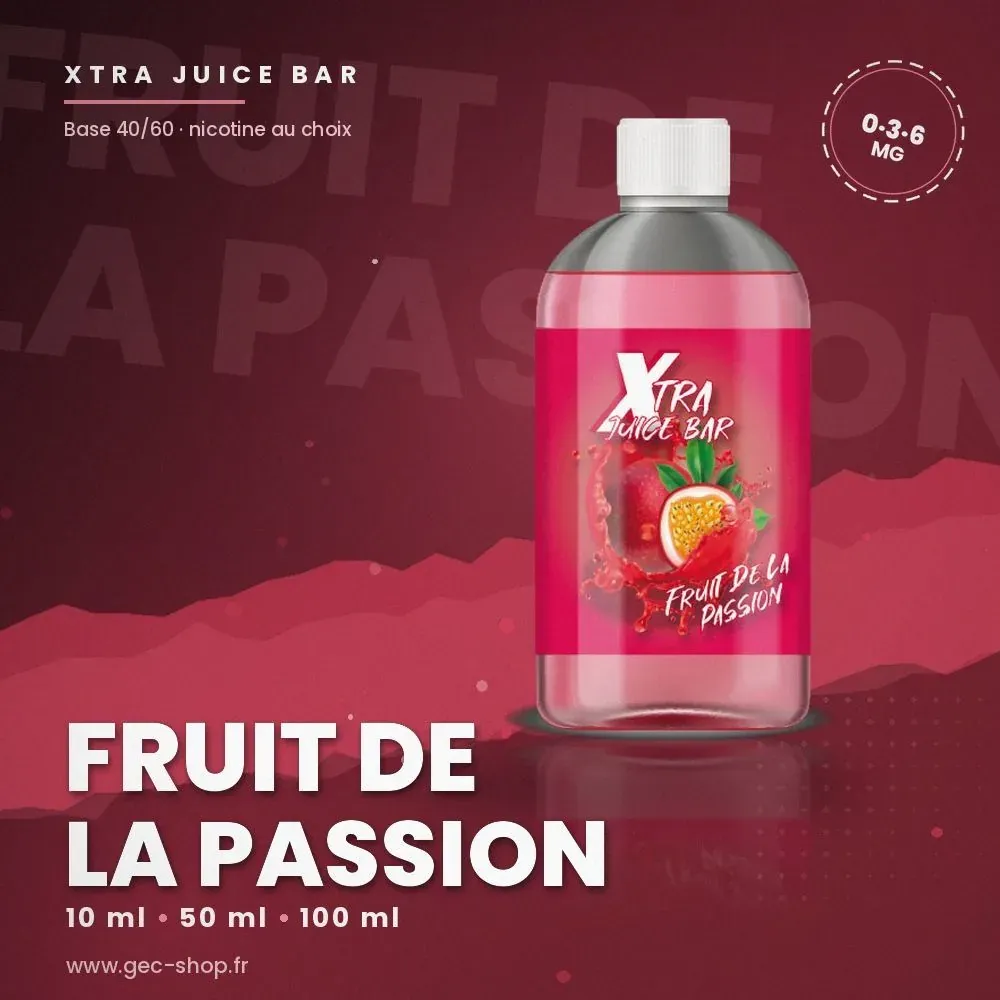 XTRA JUICE BAR · FRUIT DE LA PASSION