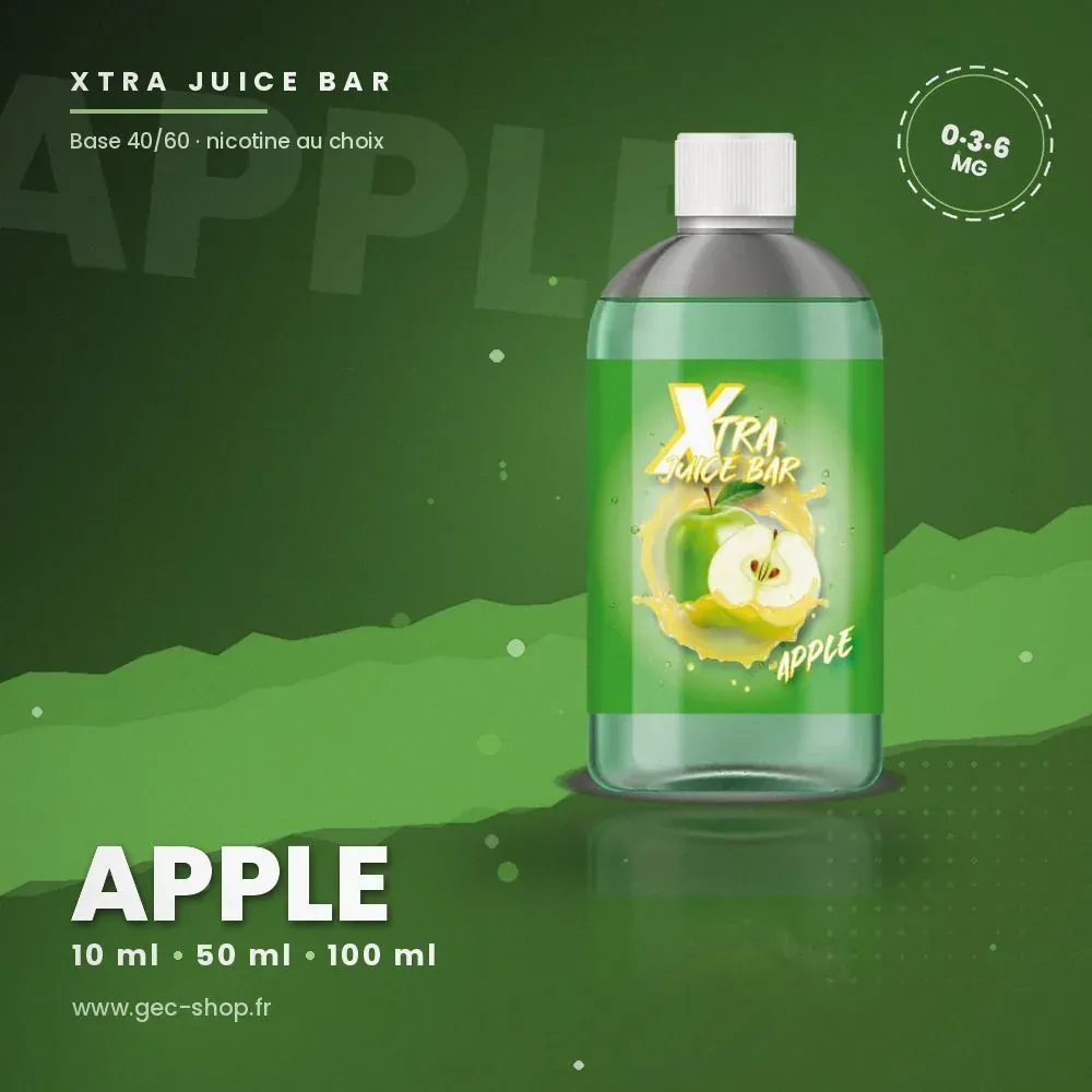 XTRA JUICE BAR · POMME